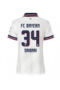 Bayern Munich Ismael Saibari #34 Jalkapallovaatteet Naisten Vieraspaita 2026-27 Lyhythihainen
